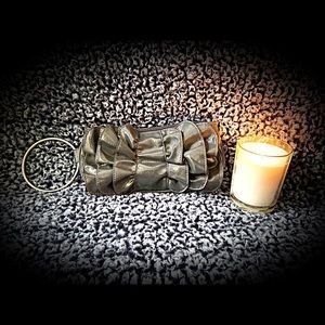 Mini patent gray purse